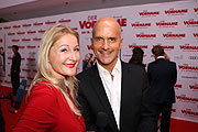 Barbara Osthoff im Gespräch mit Christopn Maria Herbst beim Special Screening "Der Vorname" im mathäser Kino, München am 09.10.2018 (©Foto:Martin Schmitz)